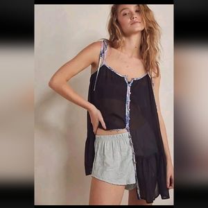 NWOT Free People Intimately Bali Sweet Nothing Mini Slip Dress